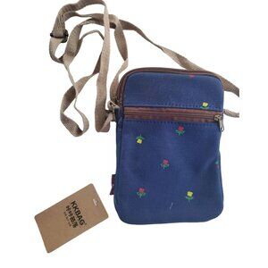 NWT Cute Youth Flowers Cross Body Shoulder Bag Mini Handbag Cell Phone Bag
